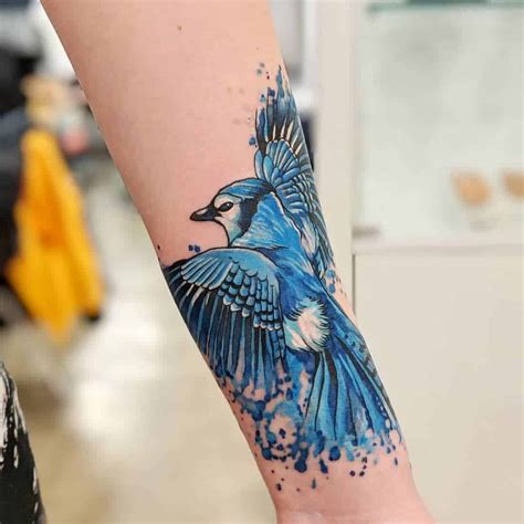 blue jay bird tattoo meaning